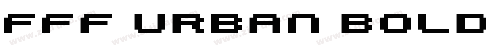 FFF Urban Bold Extended字体转换